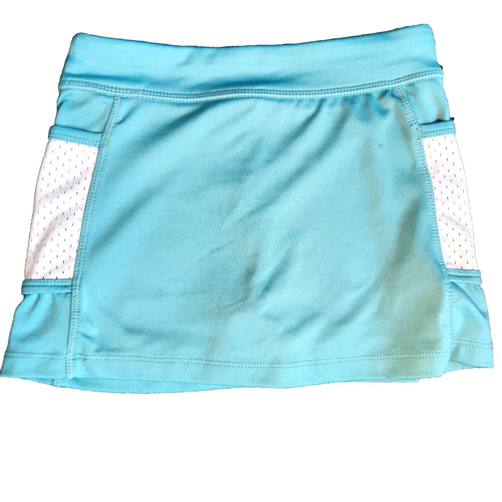 Reebok Toddler Girls Teal Blue Size 4T Gym Athletic Class Sports Skort